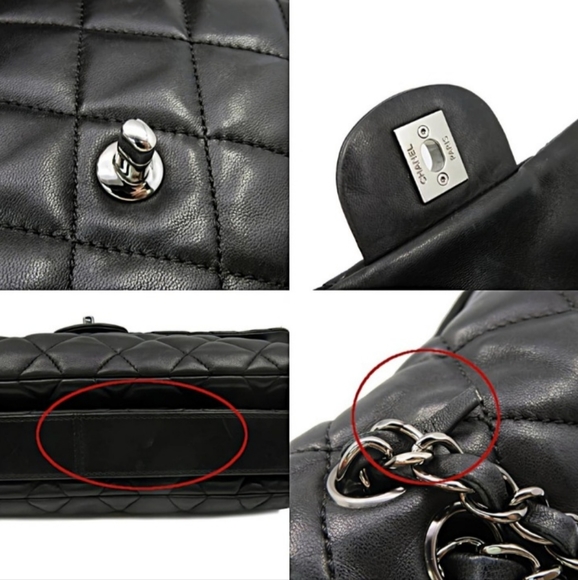 AUTHENTIC CHANEL QUILTED SHW CC CLASSIC CHAIN SHOULDER BAG - Picture 9 of 9